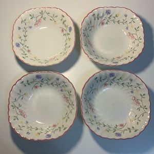 Johnson Brothers dessert bowls.